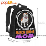 American Bulldog Backpack Large Capacity School Training Eco Friendly