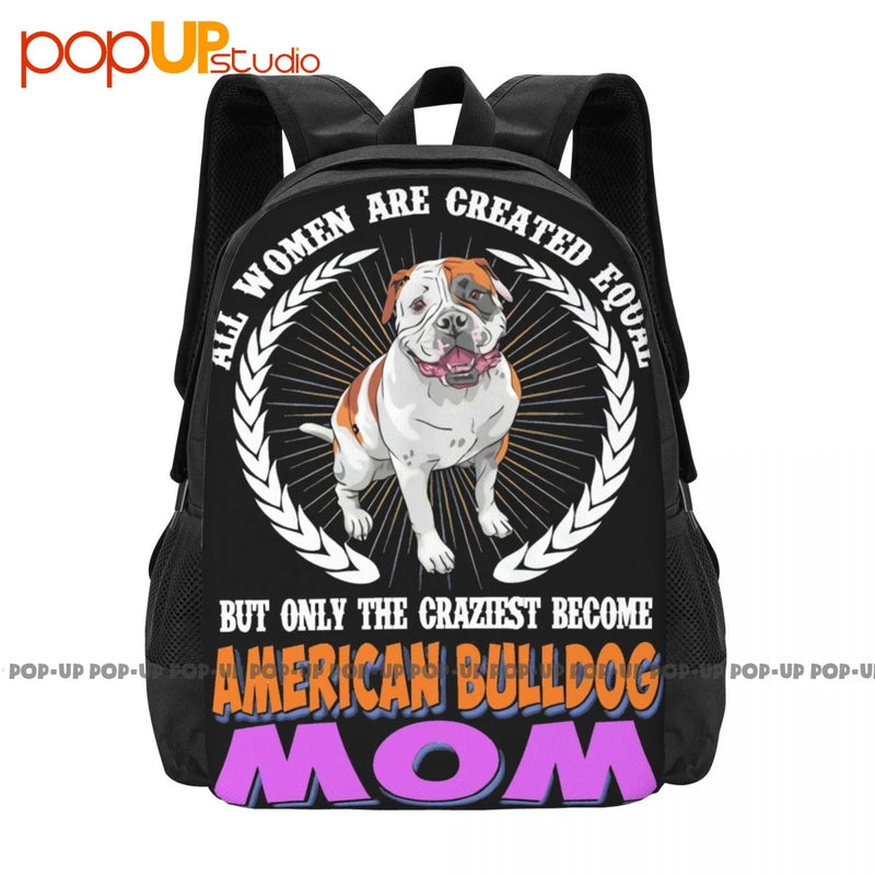 American Bulldog Backpack Large Capacity School Training Eco Friendly