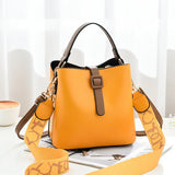 Portable Bucket Bag Lady Shoulder Bag Female Bag