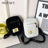 Corduroy Zipper Messenger Bag Autumn Winter Multi-layer Shoulder Bag
