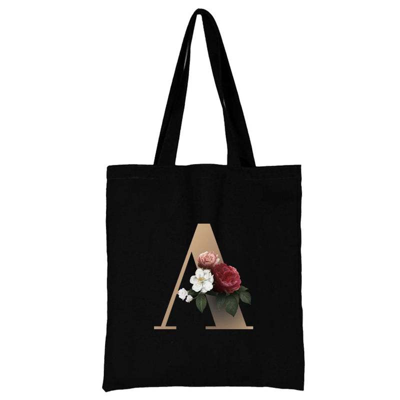 Harajuku Style Canvas Tote Bag, Reusable Shopper