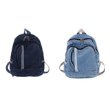 Denim Daypack School Bag for Women Girls