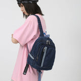 Denim Daypack School Bag for Women Girls