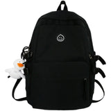 Harajuku Small Backpacks for Women Waterproof Nylon School Bags