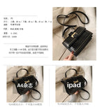 Retro Rivet Messenger Bag Wave Version Women Shoulder Small Square Bag