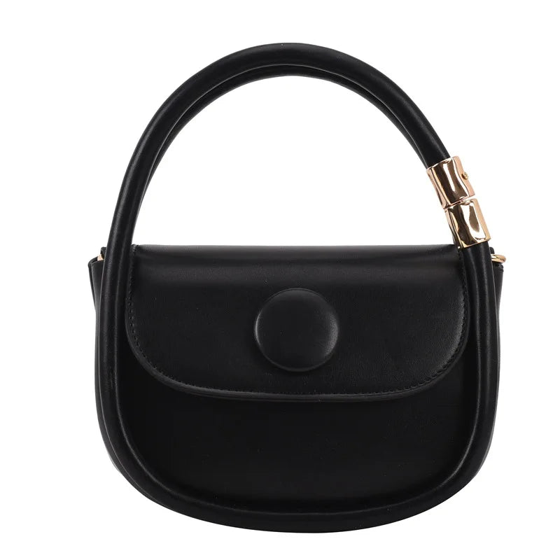 French Niche Portable Saddle Messenger Bag for Women