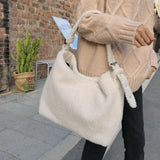 Lamb Plush Bear Shoulder Bag