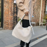 Lamb Plush Bear Shoulder Bag