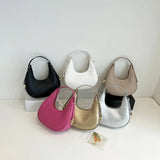 Alligator Half-moon Women's PU Leather Underarm Bag