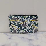 Alpaca Sloth Printed Makeup Bag Animal Floral Pattern Cosmetic Bag