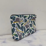 Alpaca Sloth Printed Makeup Bag Animal Floral Pattern Cosmetic Bag