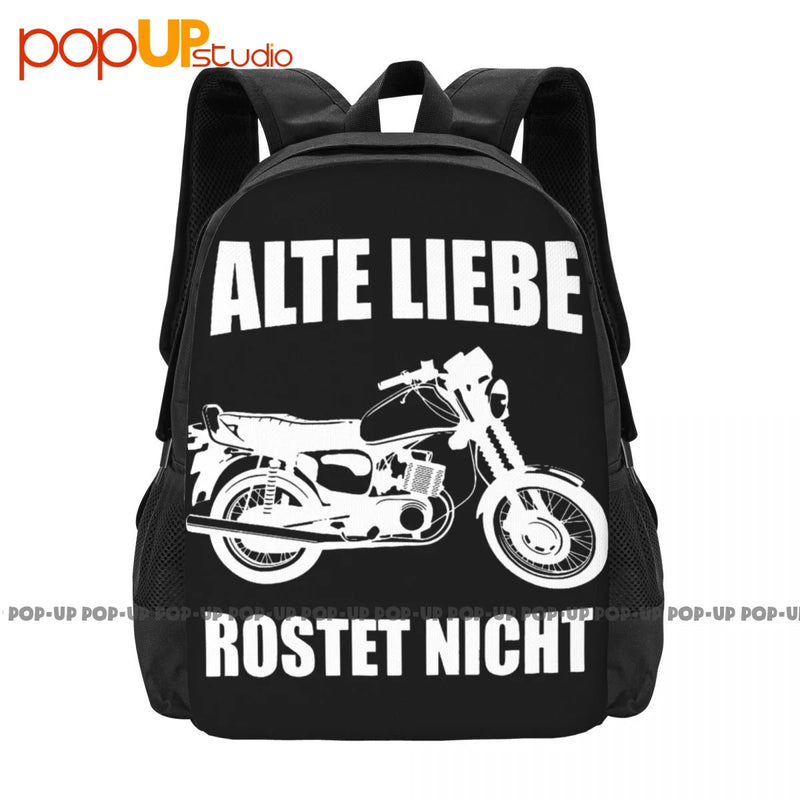 Alte Liebe Rostet Nicht Backpack - Large Capacity Print Softback