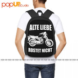 Alte Liebe Rostet Nicht Backpack - Large Capacity Print Softback