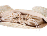 Summer Round Straw Bag for Women Large Drawstring Beach Bags Vintage Handbags