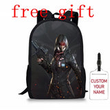 American Flag Skull Backpack Bag for Men Horrifying Style