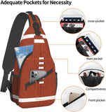 American Football Sling Bag Chest Bag