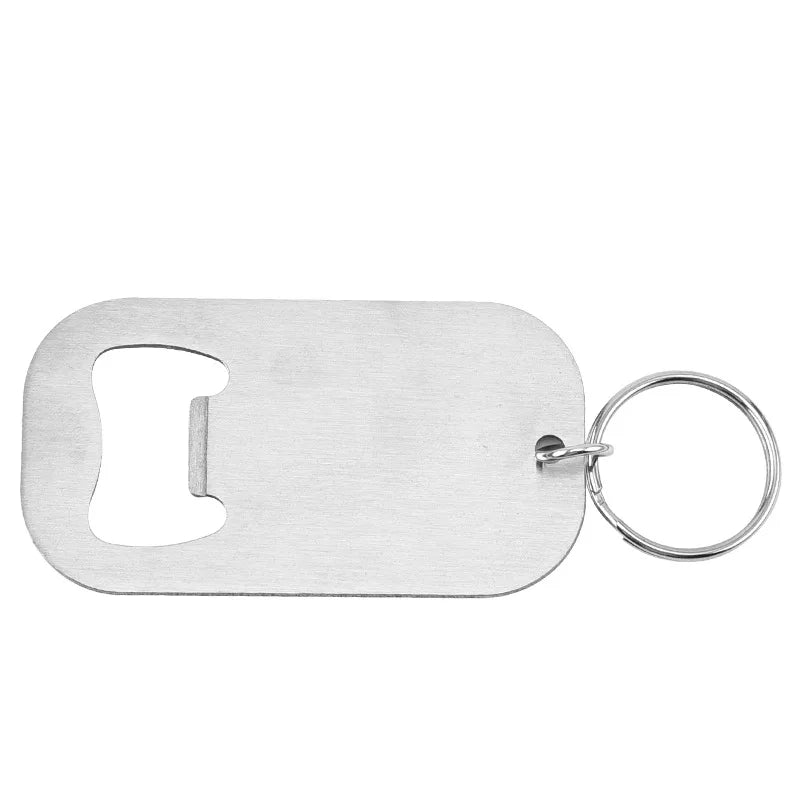 Portable Key Holder Beer Bottle Opener Keychain Corkscrew