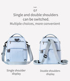 Amiqi Mummy Backpack Bags Outdoor Small Refriger Diaper Bag Large Capacity