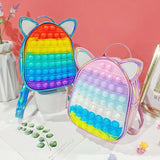 Amiqi Popping It Bubbles Back Pack Bag Water Resistant