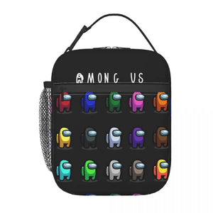 Among Us Insulated Lunch Bag for School Office Reusable Cooler Thermal Lunch Box