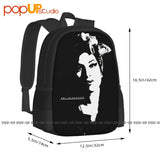 Amy Winehouse Scarf Portrait Backpack Large Capacity Hot Foldable