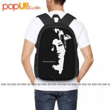 Amy Winehouse Scarf Portrait Backpack Large Capacity Hot Foldable