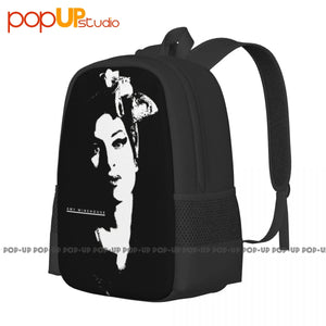 Amy Winehouse Scarf Portrait Backpack Large Capacity Hot Foldable