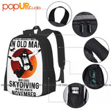 Skydiving Lover Born November Backpack