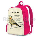 Cockatiel Outdoor Hiking Backpack Riding Climbing Sports Bag
