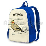 Cockatiel Outdoor Hiking Backpack Riding Climbing Sports Bag
