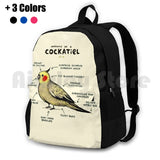 Cockatiel Outdoor Hiking Backpack Riding Climbing Sports Bag