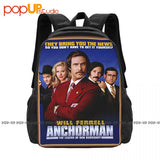Anchorman Movie Poster Backpack Large Capacity Print Foldable Shopping Bag