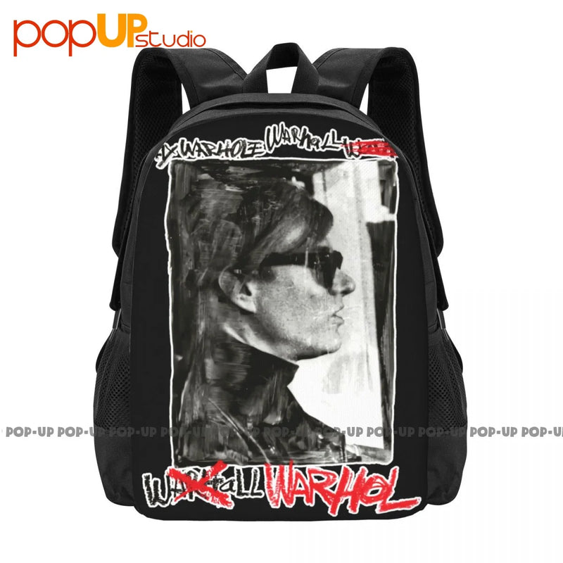 Andy Warhol Pop Art Backpack Large Capacity Travel Beach Bag