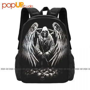 Angel Death Backpack Large Capacity Gym Bag