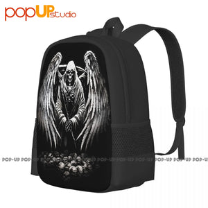 Angel Death Backpack Large Capacity Gym Bag
