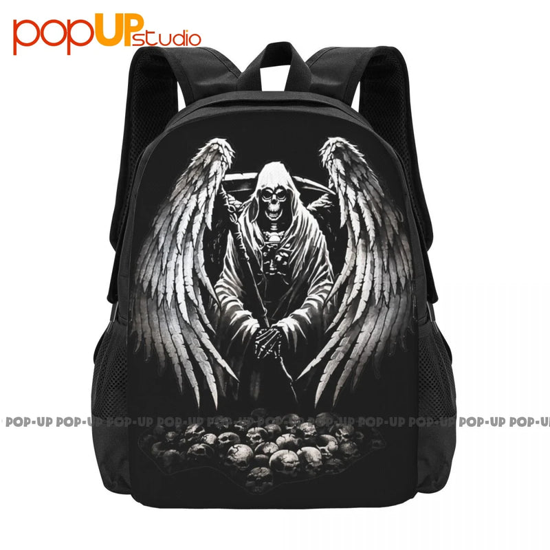 Angel Death Backpack Large Capacity Gym Bag