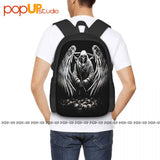 Angel Death Backpack Large Capacity Gym Bag