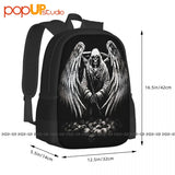 Angel Death Backpack Large Capacity Gym Bag