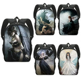 Angel Watching Over the Baby Backpack for Girls Students