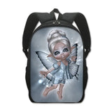 Angel With Broken Wings Backpack Teen School Bag