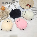 Chicken Cartoon Shoulder Bag Crossbody Plush Bag