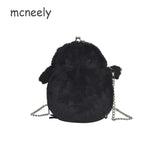 Chicken Cartoon Shoulder Bag Crossbody Plush Bag