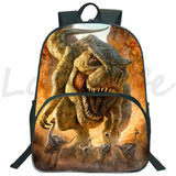 Dinosaur Backpack for Boy Girl School Bag Kids Rucksack 16 Inch Bookbag