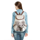 Animal Floral Panda Koala Elephant Print Backpack Women Girls Bookbag
