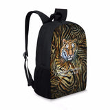 Animal Fur Texture Pattern Boys School Bags Children's Backpack