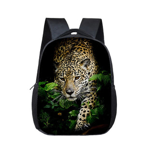 Leopard Print Schoolbag for Kids Backpack
