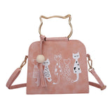 Animal Messenger Bag Shoulder Bags For Women Handbags Cat Rabbit Pattern