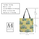 Panda Printed Cartoon Women Shoulder Bag Eco Friendly Foldable Shopping Tote