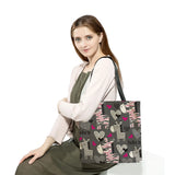 Panda Printed Cartoon Women Shoulder Bag Eco-Friendly Foldable Shopping Tote