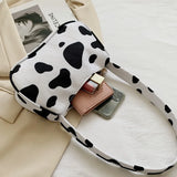 Leopard Print Shoulder Bag Vintage Small Purse